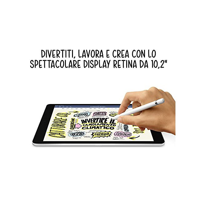 Apple 2021 iPad (10,2", Wi-Fi + Cellular, 64GB) - Grigio siderale (9ª generazione)-iStoreMilano