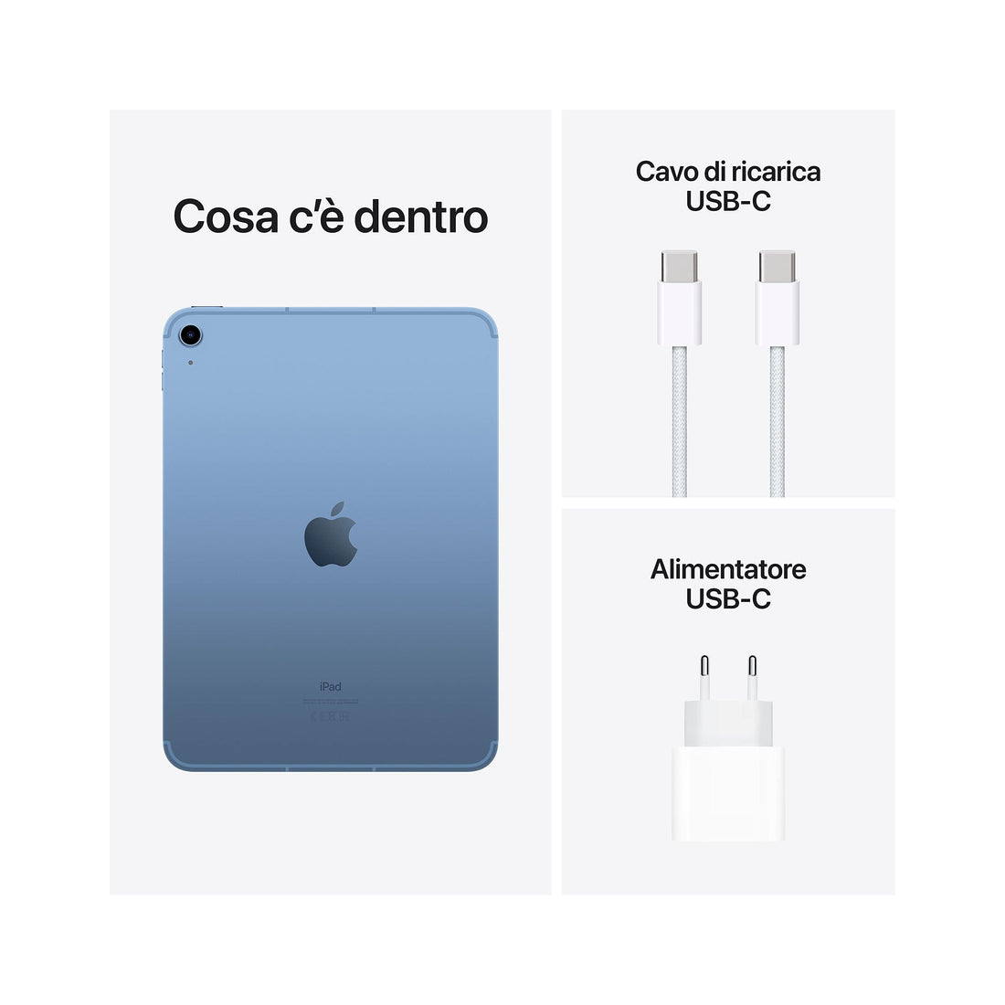 Apple 2022 iPad 10,9&quot; (Wi-Fi, 64GB) - Azzurro (10ª generazione)-iStoreMilano