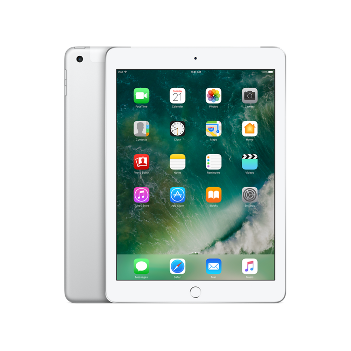 iPad 9.7 128gb cellular 5a gen-Silver-iStoreMilano