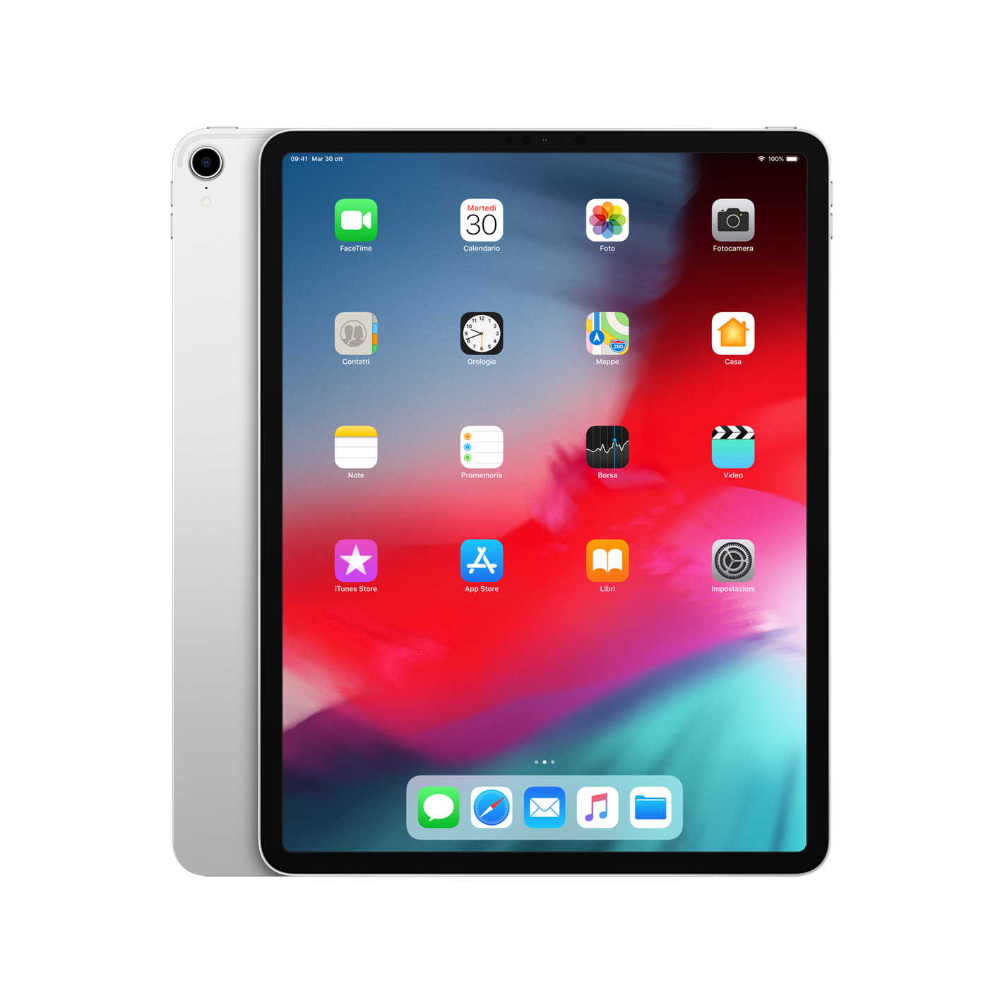 iPad Pro 12.9 512gb cellular 3a gen-Silver-iStoreMilano