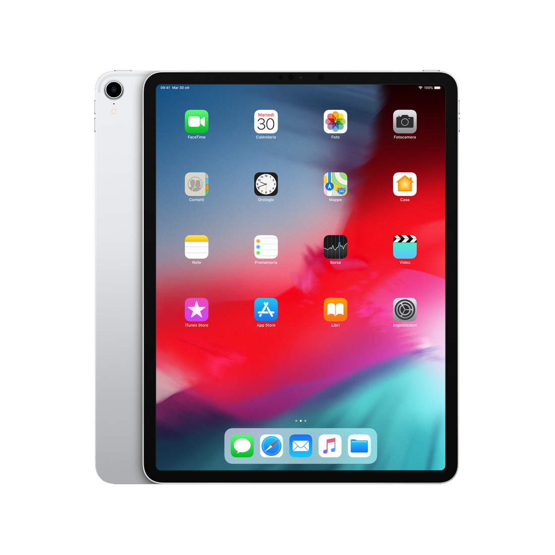 iPad Pro 12.9 512gb cellular 3a gen-Silver-iStoreMilano