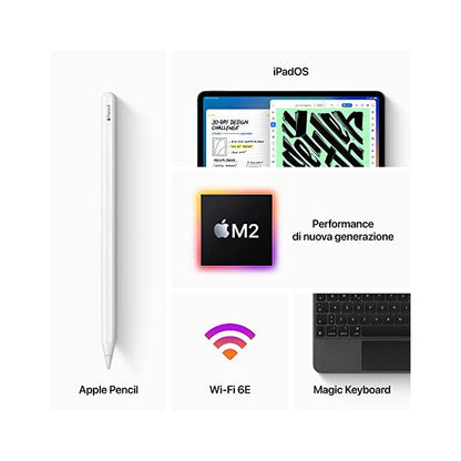 Apple 2022 iPad Pro 12,9&quot; (Wi-Fi, 256GB) - Grigio siderale (6ª generazione)-iStoreMilano