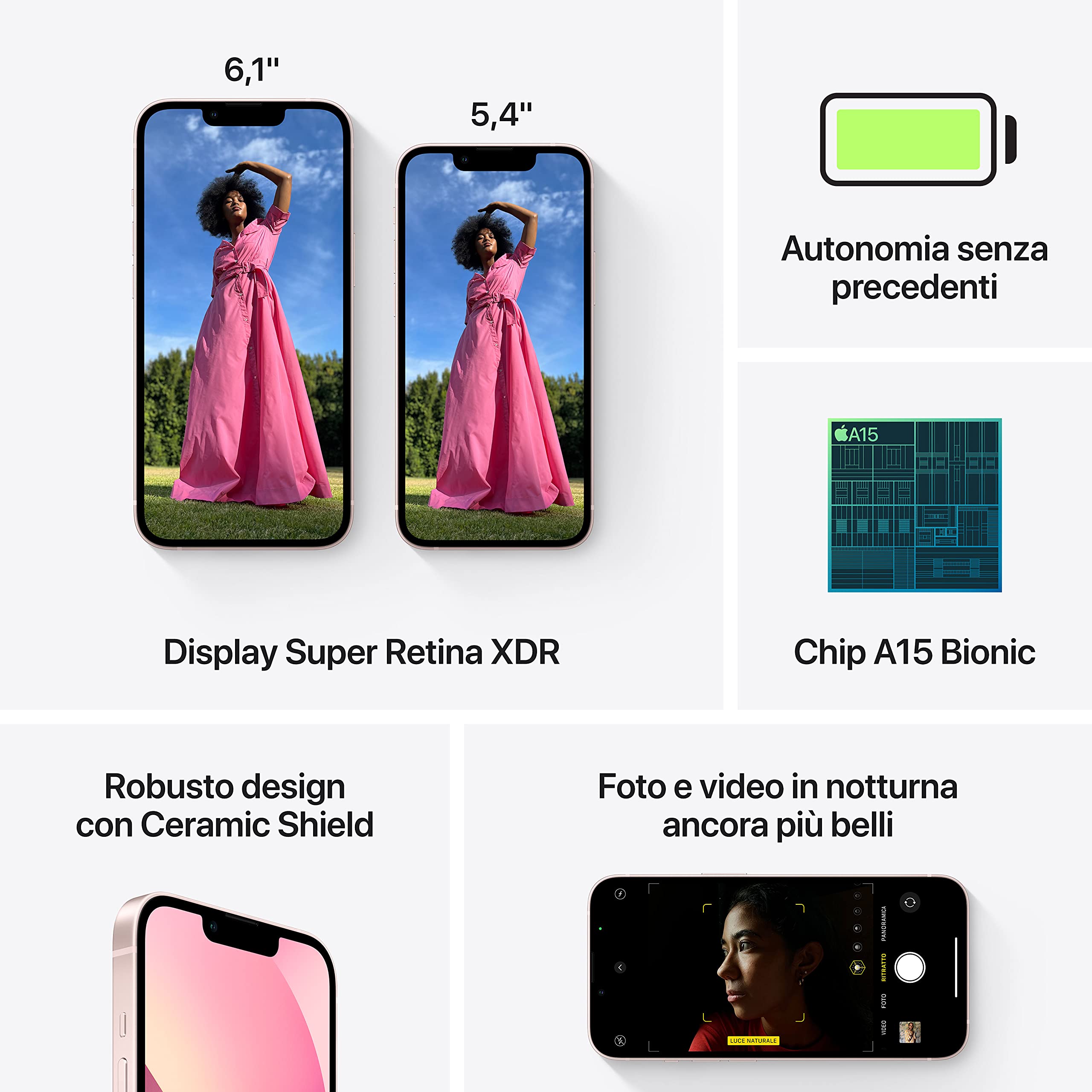 Apple iPhone 13 (128GB) - Rosa-iStoreMilano