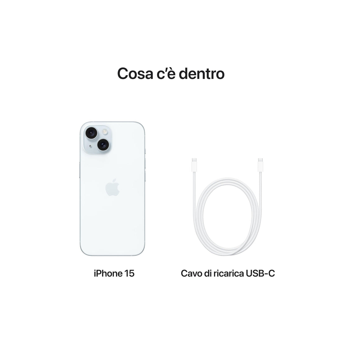 Apple iPhone 15 (128 GB) - Azzurro-iStoreMilano