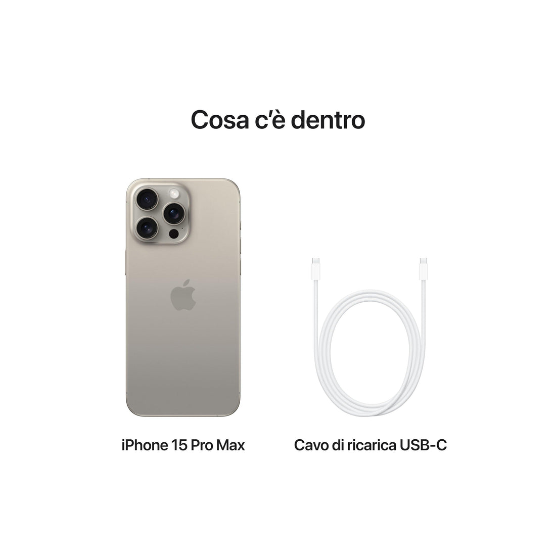 Apple iPhone 15 Pro Max (512 GB) - Titanio naturale-iStoreMilano