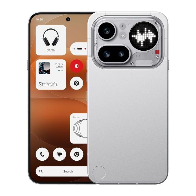 Phone 4a Pro 12/256-Silver-iStoreMilano