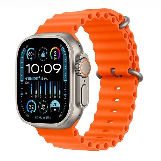 Watch Ultra 2 49mm GPS Cellular-Ocean arancione-iStoreMilano